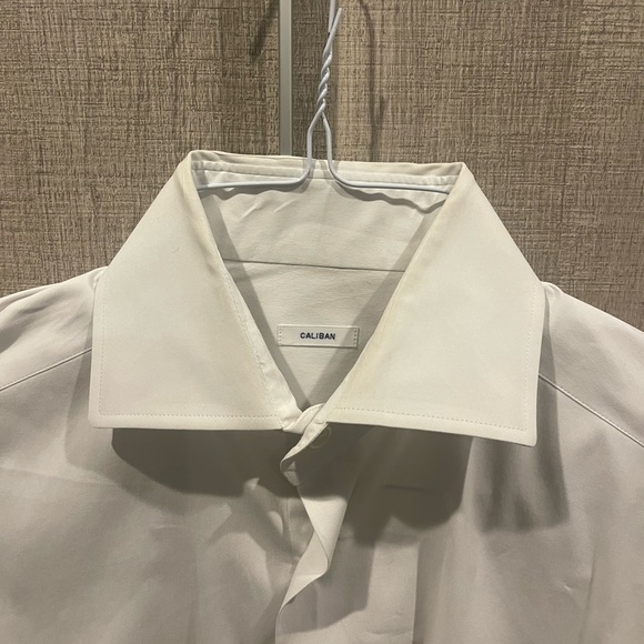 Caliban men’s white button down. Size 14. 1/2 - Picture 2 of 6